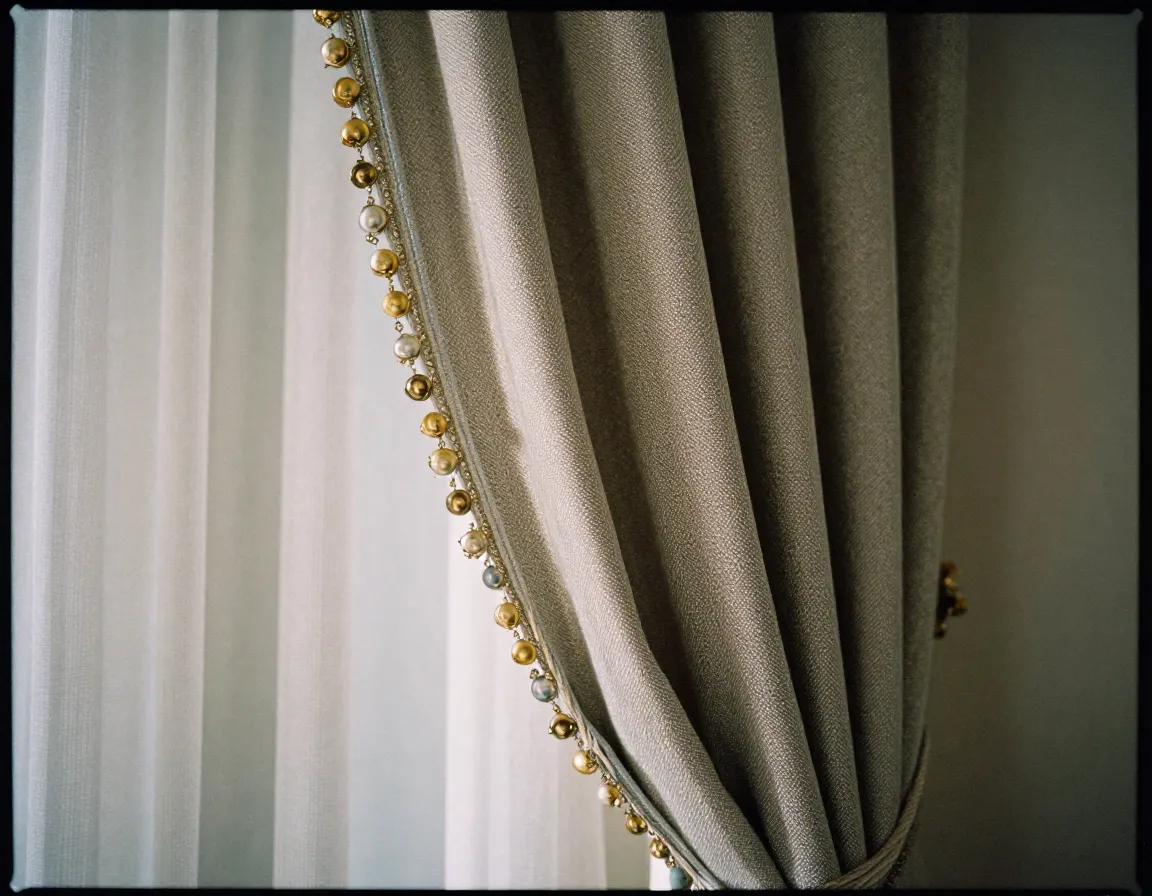 Premium curtain collection with luxury fabrics and enhanced features